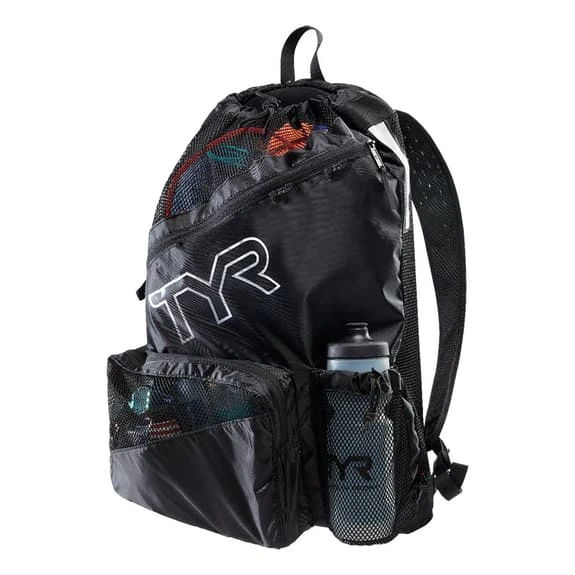 TYR Team Elite Mesh 40L Backpack Black 3 TYR Team Elite Mesh 40L Backpack Black - Image 3
