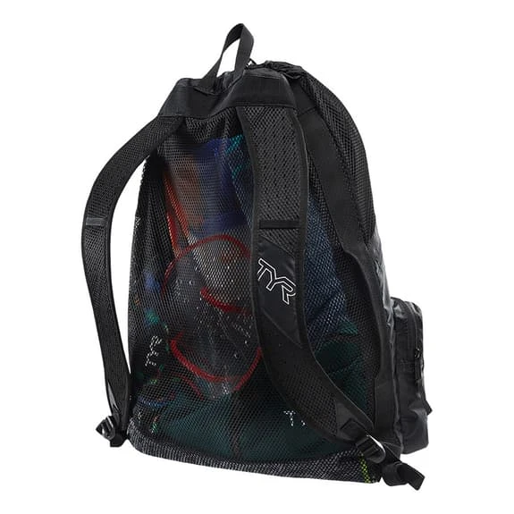 TYR Team Elite Mesh 40L Backpack Black 4 TYR Team Elite Mesh 40L Backpack Black - Image 4