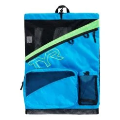 TYR Team Elite Mesh 40L Backpack Blue Yellow