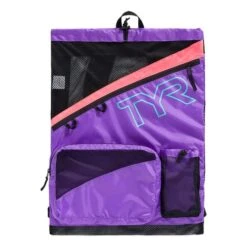 TYR Team Elite Mesh 40L Backpack Lilac Pink