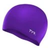TYR Silicone No Wrinkle Swim Cap Lilac