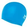 TYR Solid Latex Swimming Cap Blue