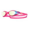 TYR Vesi Swim Goggles Pink With Gold Mirrored Lenses Women