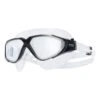 TYR Rogue Swim Goggles White Black With Clear Lenses