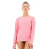 TYR Sun Defense Long Sleeve Swim Top Pink Women
