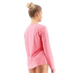 TYR Sun Defense Long Sleeve Swim Top Pink Women -Flow Stroke Sales tyr tsfls7a832 007