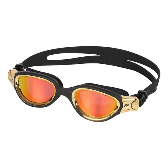 Zone3 Venator-X Swimming Goggles Black Gold With Orange Mirrored Lenses 1 Zone3 Venator-X Swimming Goggles Black Gold With Orange Mirrored Lenses