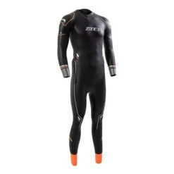 Zone3 Aspire Thermal Wetsuit Black Grey Orange