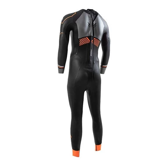 Zone3 Aspire Thermal Wetsuit Black Grey Orange 2 Zone3 Aspire Thermal Wetsuit Black Grey Orange - Image 2