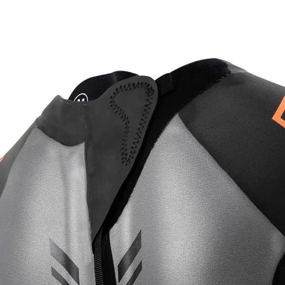 Zone3 Aspire Thermal Wetsuit Black Grey Orange 4 Zone3 Aspire Thermal Wetsuit Black Grey Orange - Image 4