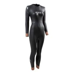 Zone3 Thermal Agile Wetsuit Black Grey Orange Women