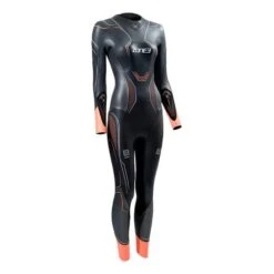 Zone3 Vanquish-X Wetsuit Black Orange Women