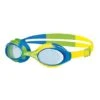 Zoggs Bondi Junior Swimming Goggles Green Yellow Blue