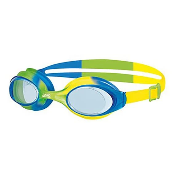 Zoggs Bondi Junior Swimming Goggles Green Yellow Blue 1 Zoggs Bondi Junior Swimming Goggles Green Yellow Blue