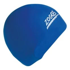 Zoggs Latex Swim Cap Blue