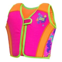 Zoggs Sea Unicorn Swimsure Swim Jacket Pink Orange Kids